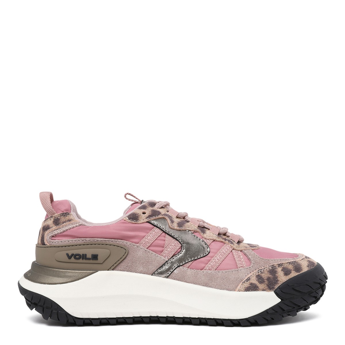 Voile Blanche Pink Running Sneakers.