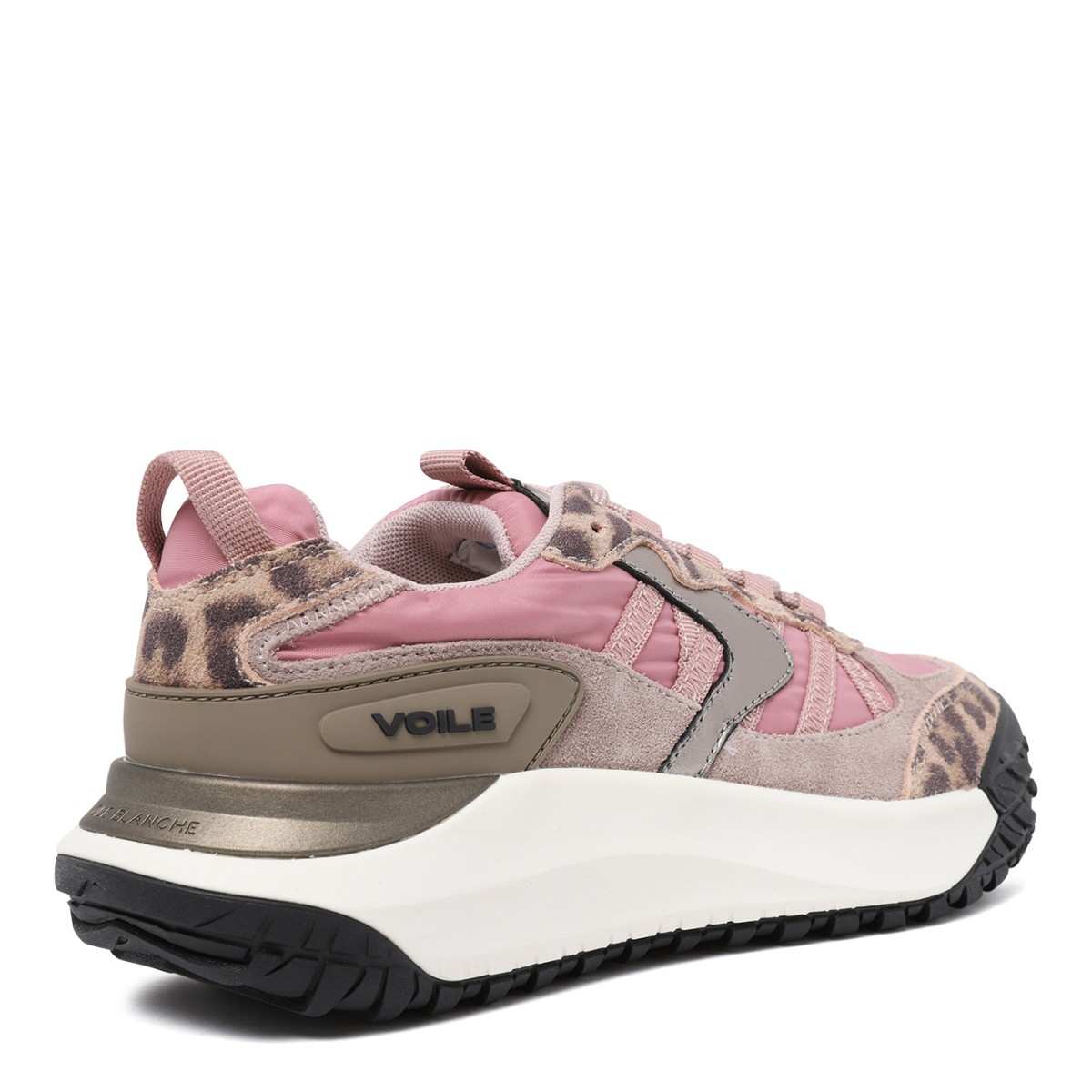 Voile Blanche Pink Running Sneakers.
