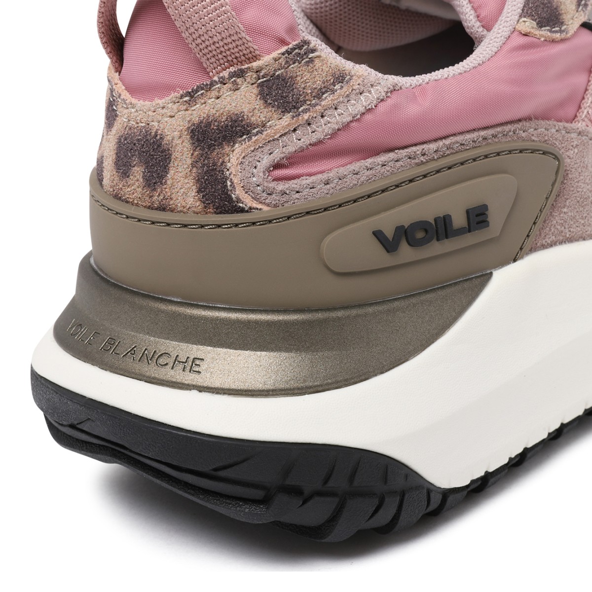 Voile Blanche Pink Running Sneakers.