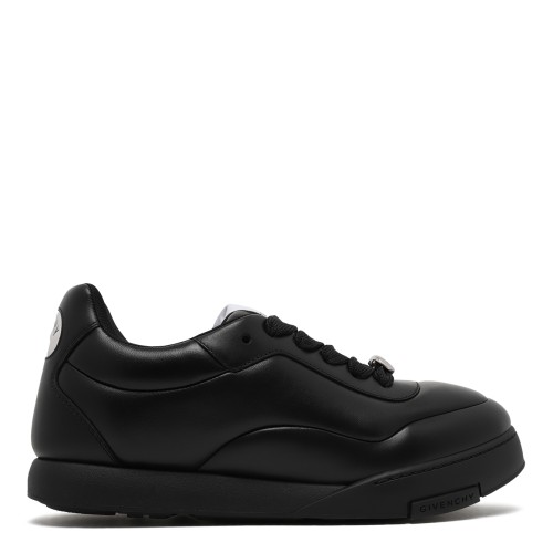 Givenchy Black Leather Sneakers.