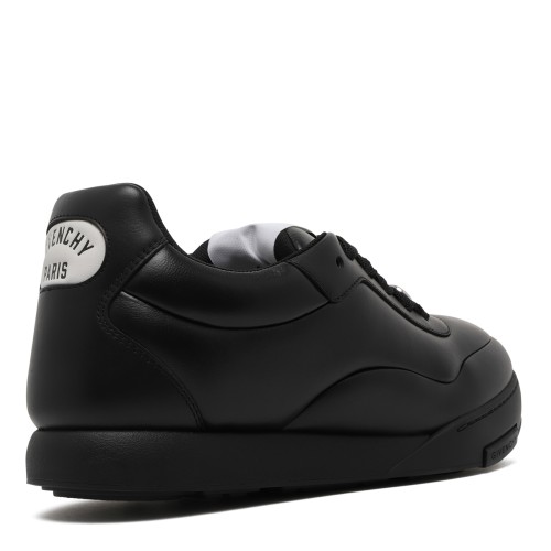 Givenchy Black Leather Sneakers.