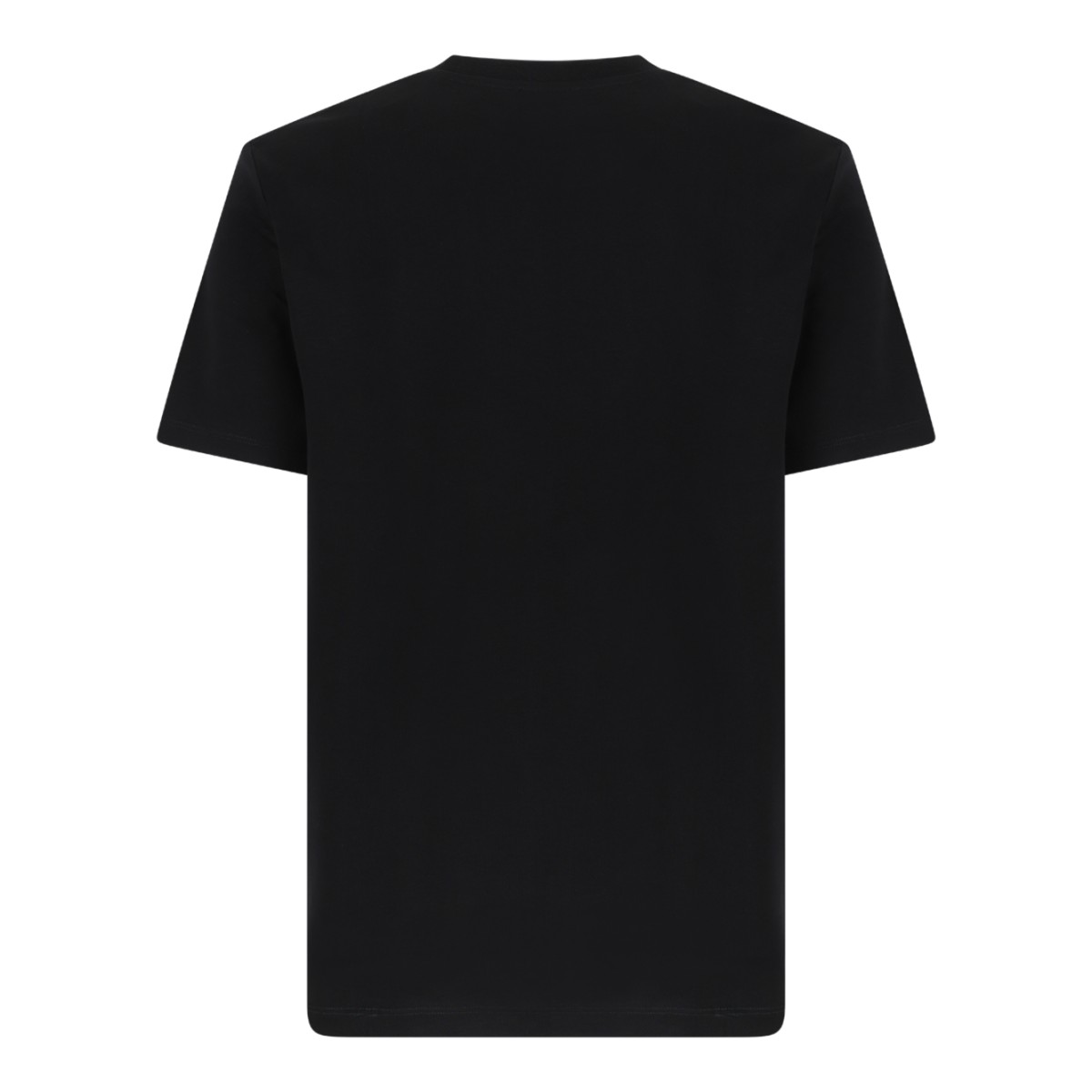 Balmain Black Logo Cotton T-Shirt.