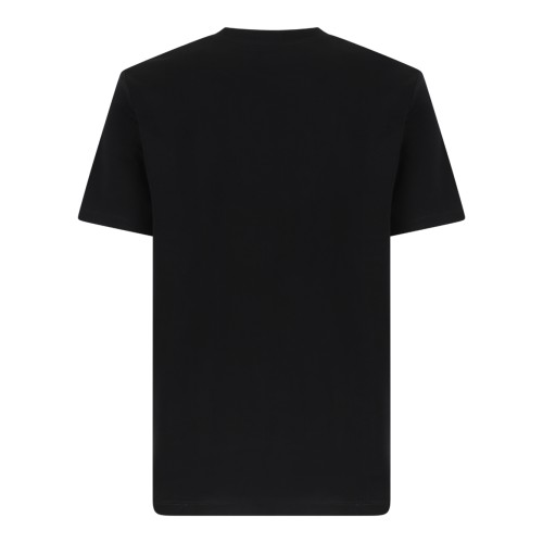 Balmain Black Logo Cotton T-Shirt.