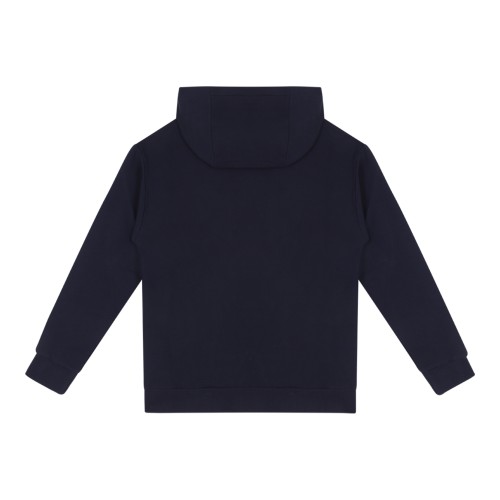 Versace Kids Navy Logo Hoodie.