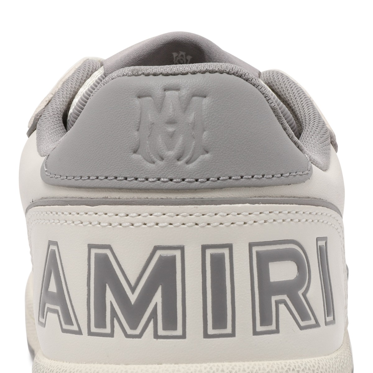 Amiri White Leather Low-Top Sneakers.