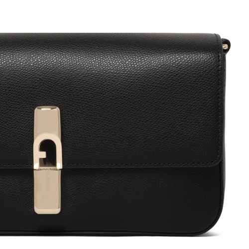 Furla Iride Black Shoulder Bag S.