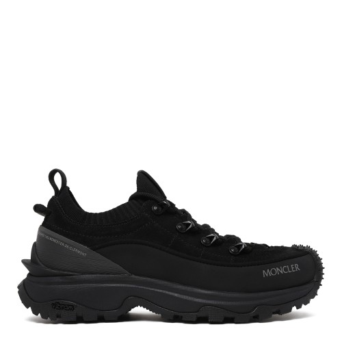 Moncler Black Technical Hiking Sneakers.