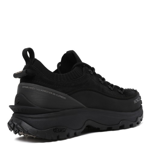 Moncler Black Technical Hiking Sneakers.