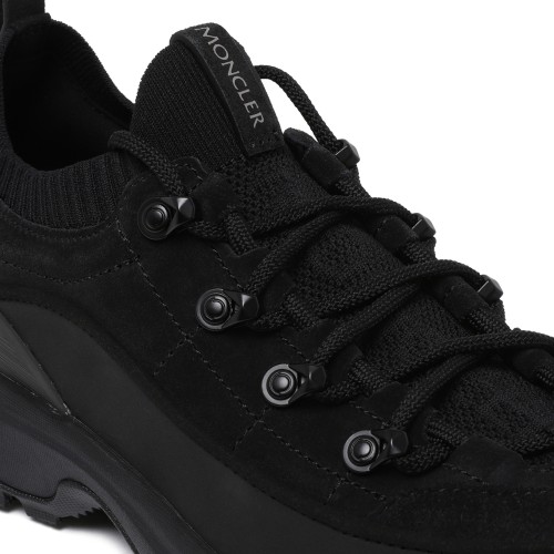 Moncler Black Technical Hiking Sneakers.