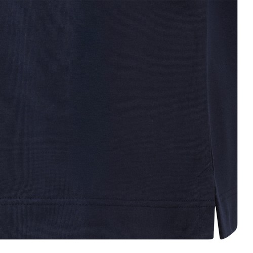 Alexander McQueen Navy Blue Cotton Logo T-Shirt.