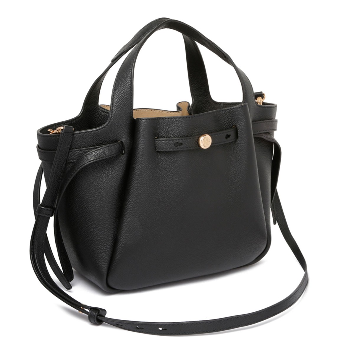 Tory Burch Black Small Romy Tote Bag.