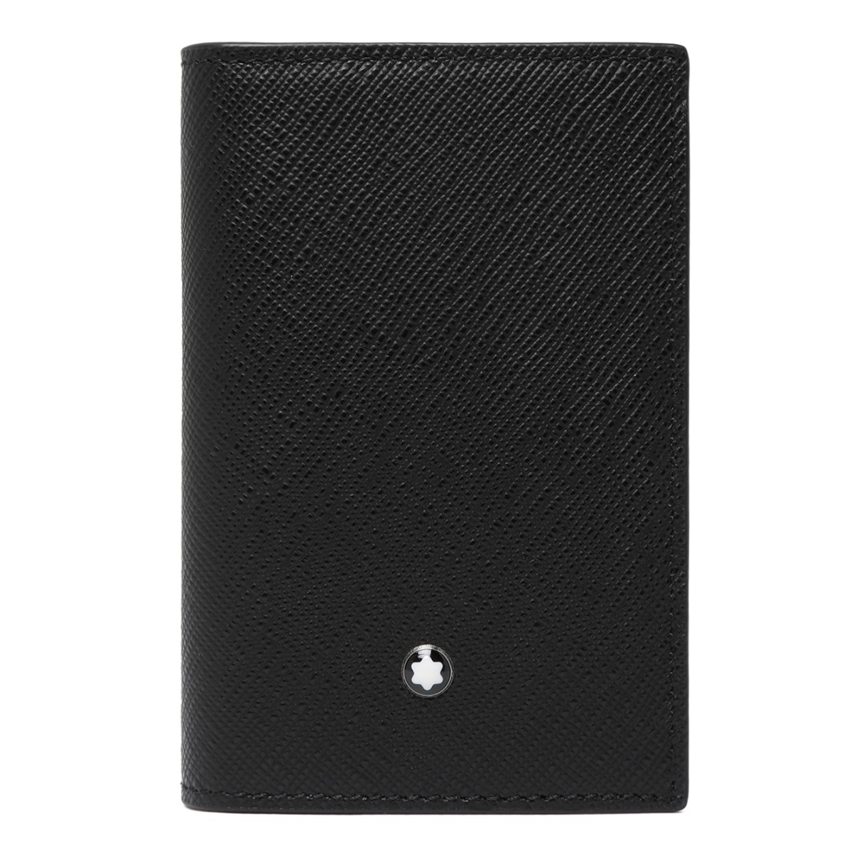Montblanc Black Saffiano Leather Card Holder.
