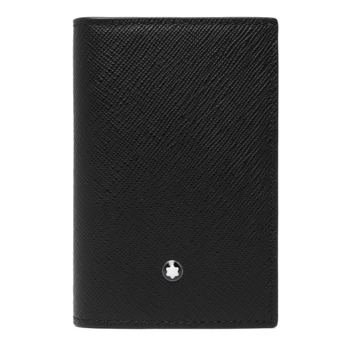 Montblanc Black Saffiano Leather Card Holder.