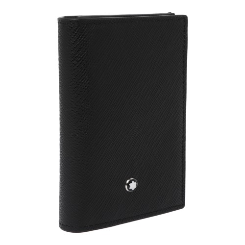 Montblanc Black Saffiano Leather Card Holder. 2