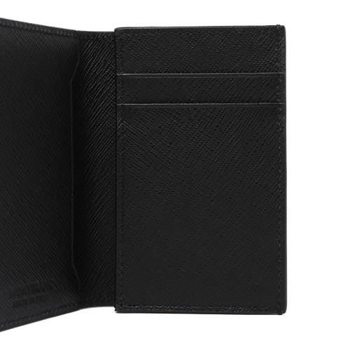 Montblanc Black Saffiano Leather Card Holder.