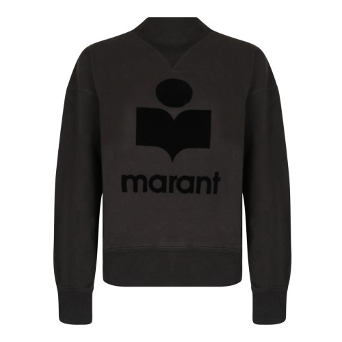 Isabel Marant Etoile Faded Black Sweatshirt.