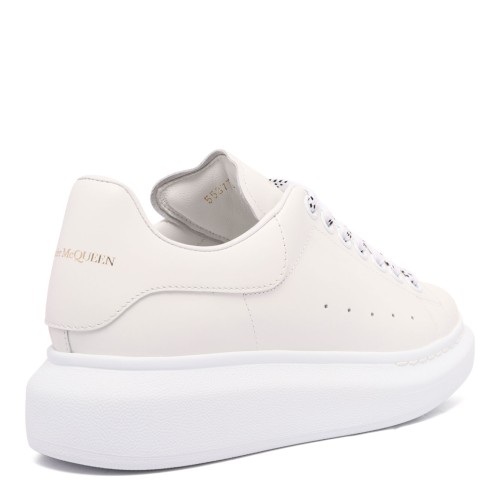 Alexander McQueen White Oversized Sneakers.