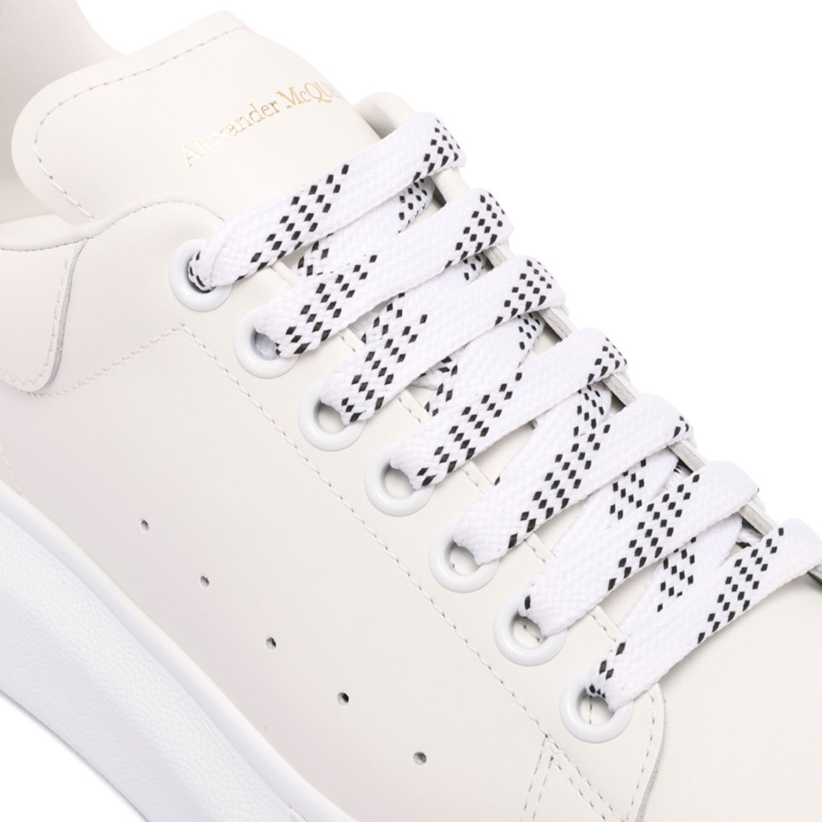 Alexander McQueen White Oversized Sneakers.