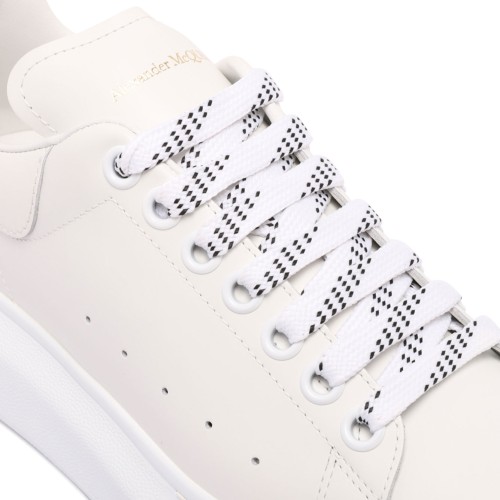 Alexander McQueen White Oversized Sneakers.