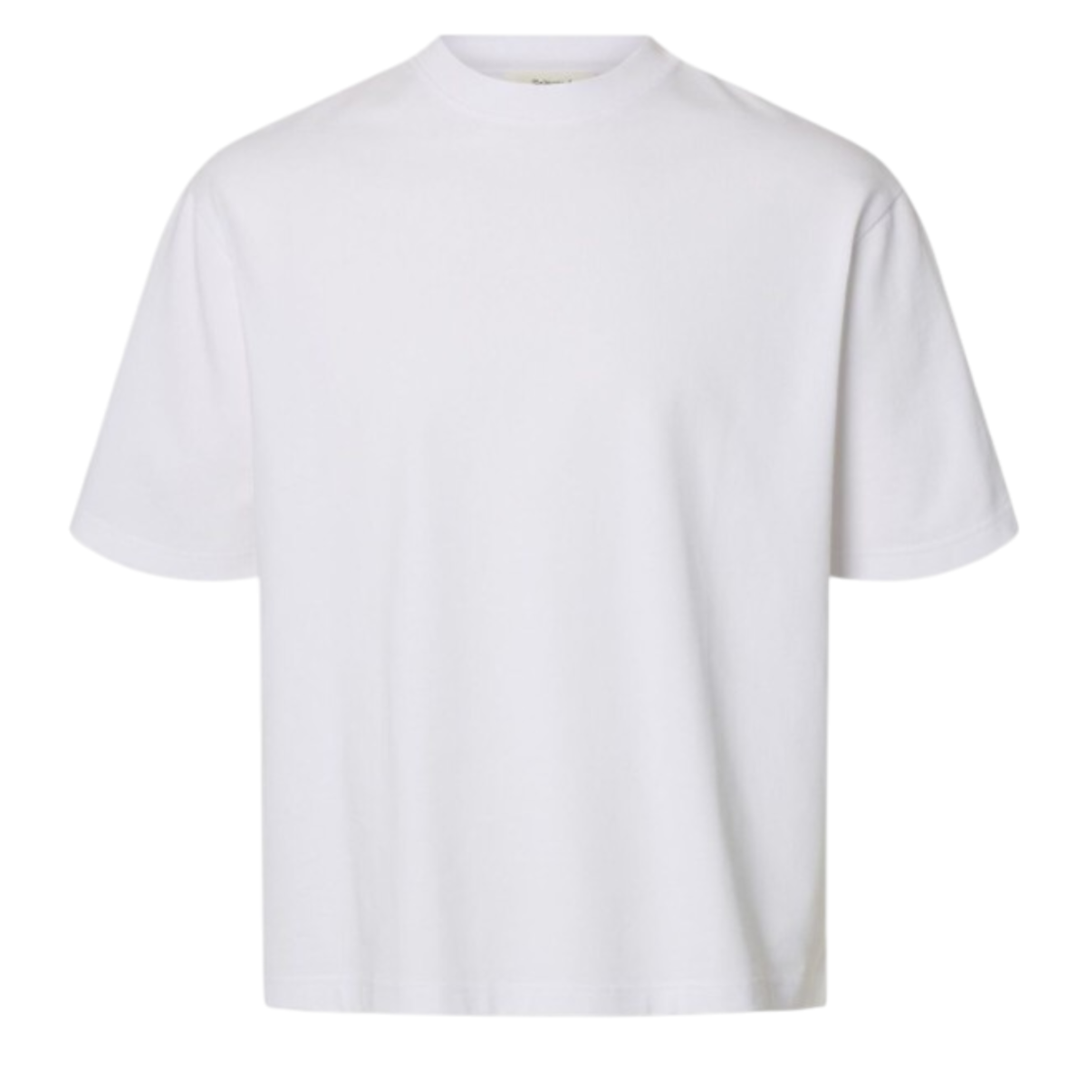 Selected Homme White Organic Cotton T-Shirt.