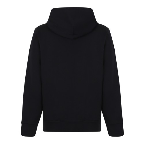 Moncler Black Hooded Zip Hoodie. 2