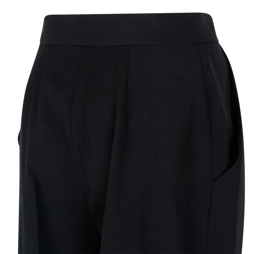 Balmain Black Tailored Wool Trousers.