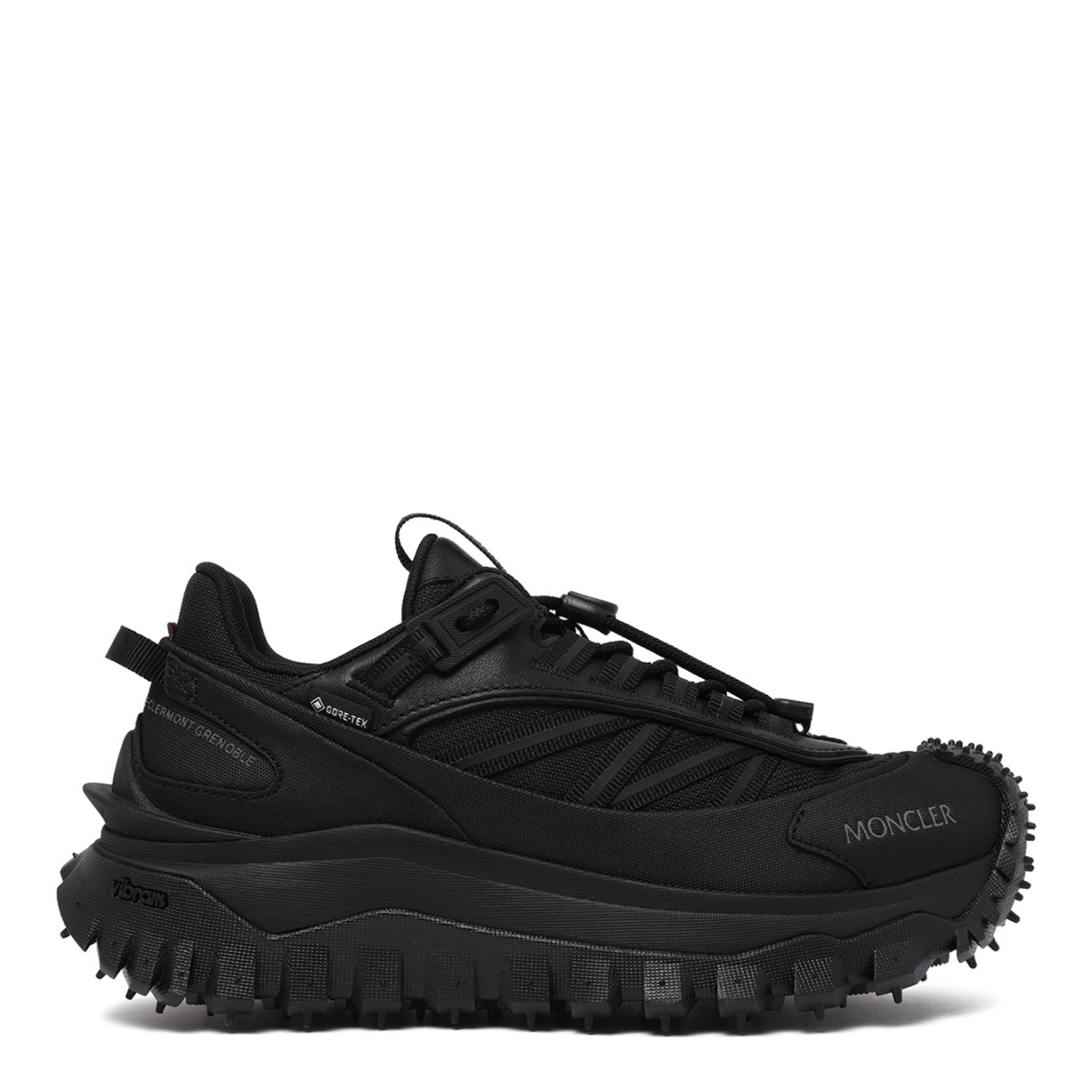 Moncler Black Trail Running Sneakers.
