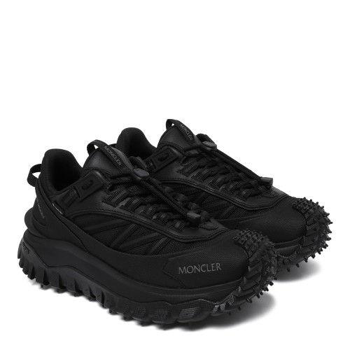 Moncler Black Trail Running Sneakers. 2