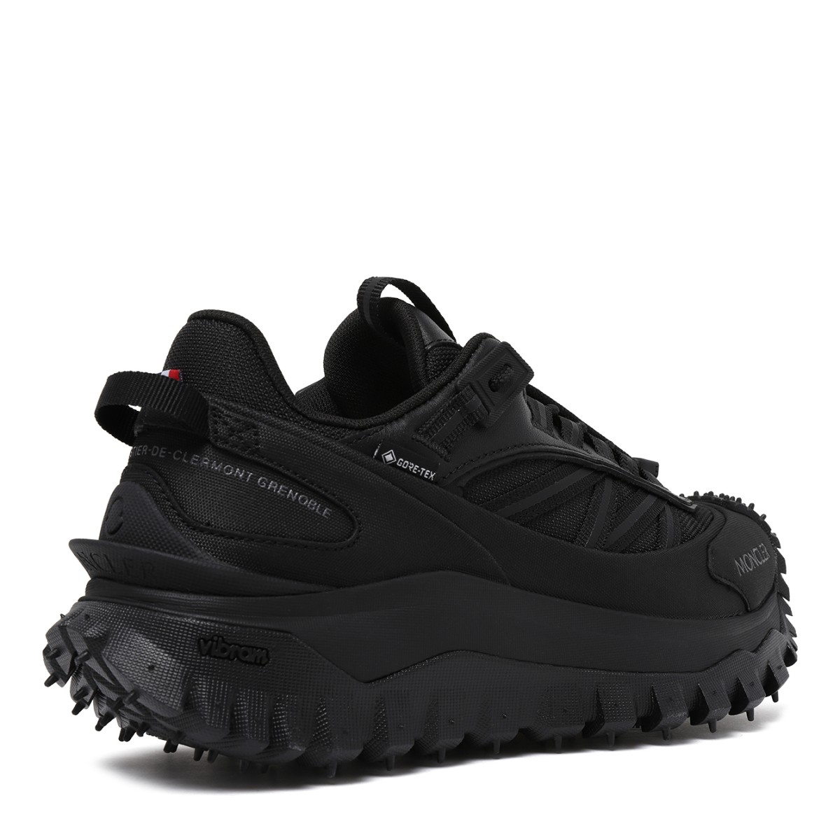 Moncler Black Trail Running Sneakers.
