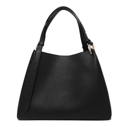 Furla Black Leather Shoulder Bag. 2