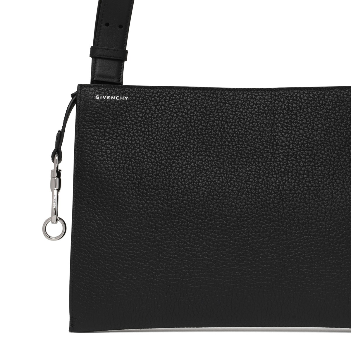 Givenchy Black Leather Crossbody Bag.