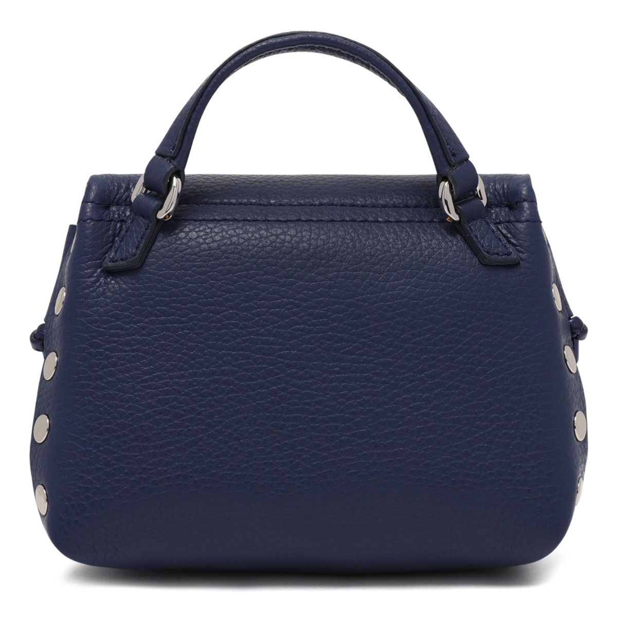 Zanellato Postina Blue Leather Top Handle Bag.