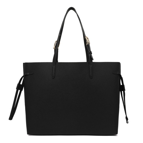 Furla Black Leather Tote Bag. 2