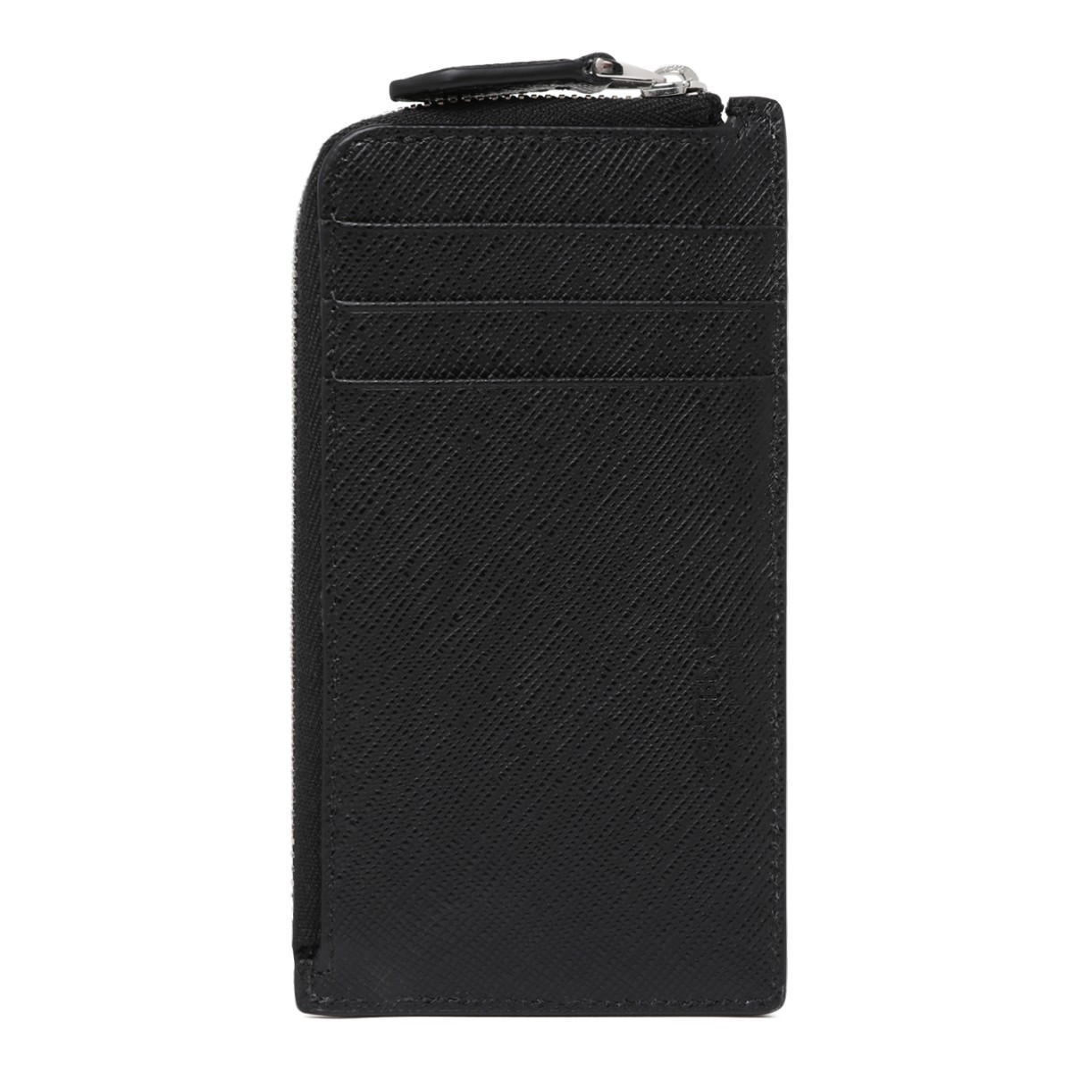 Montblanc Black Saffiano Leather Zip Card Holder.