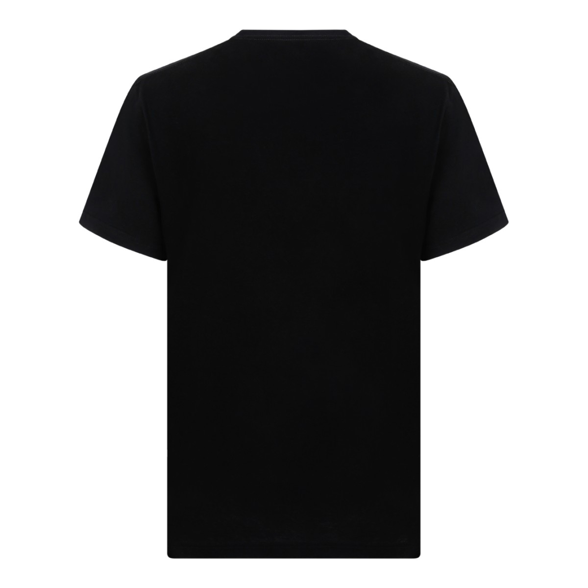 Alexander McQueen Black Skeleton Print Cotton T-Shirt.
