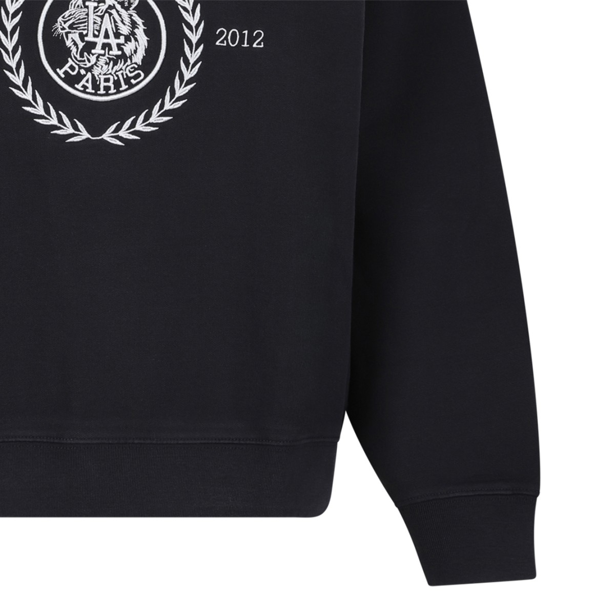 Anine Bing Black Logo Print Sweatshirt.