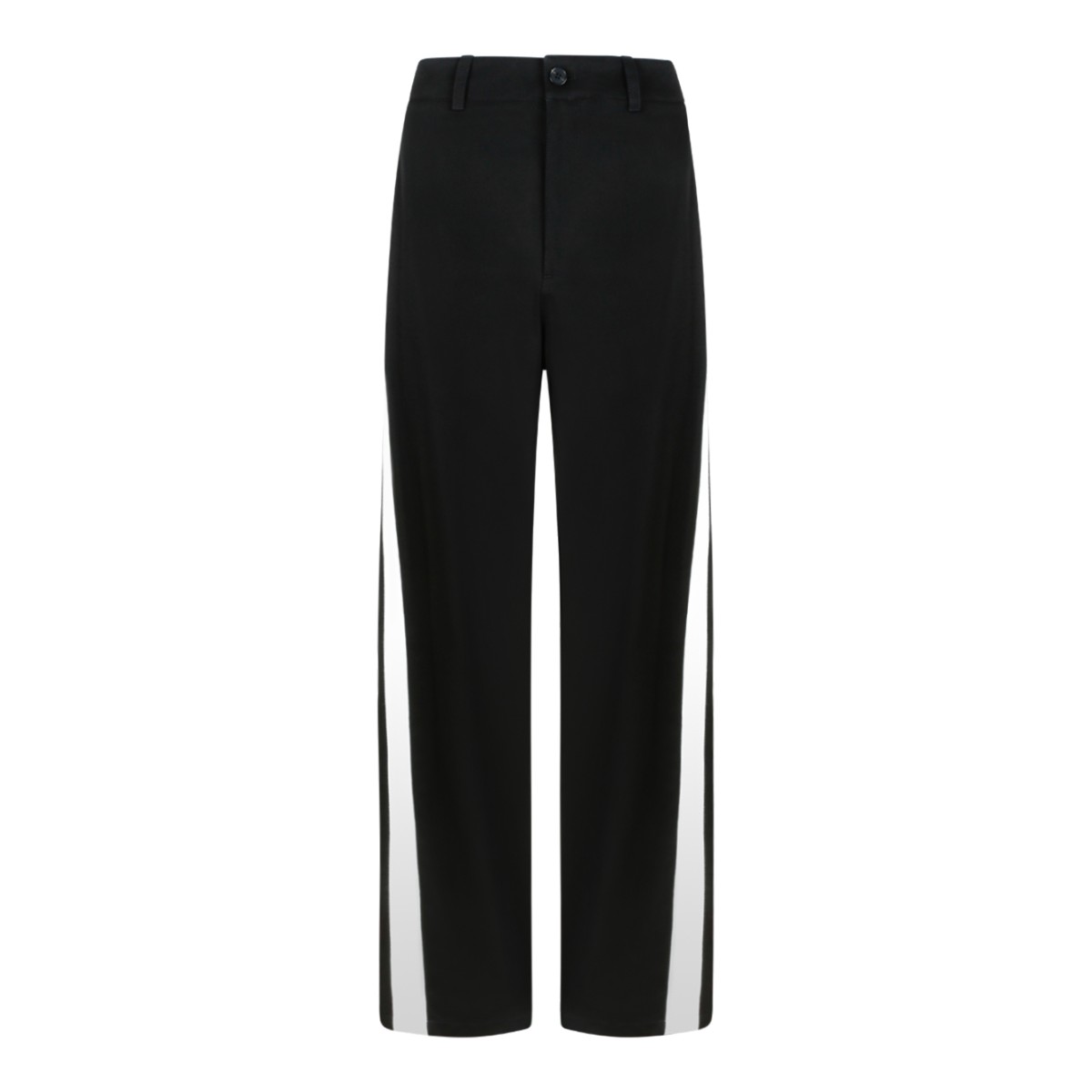 Givenchy Black Tailored Trousers with Side Stripe.