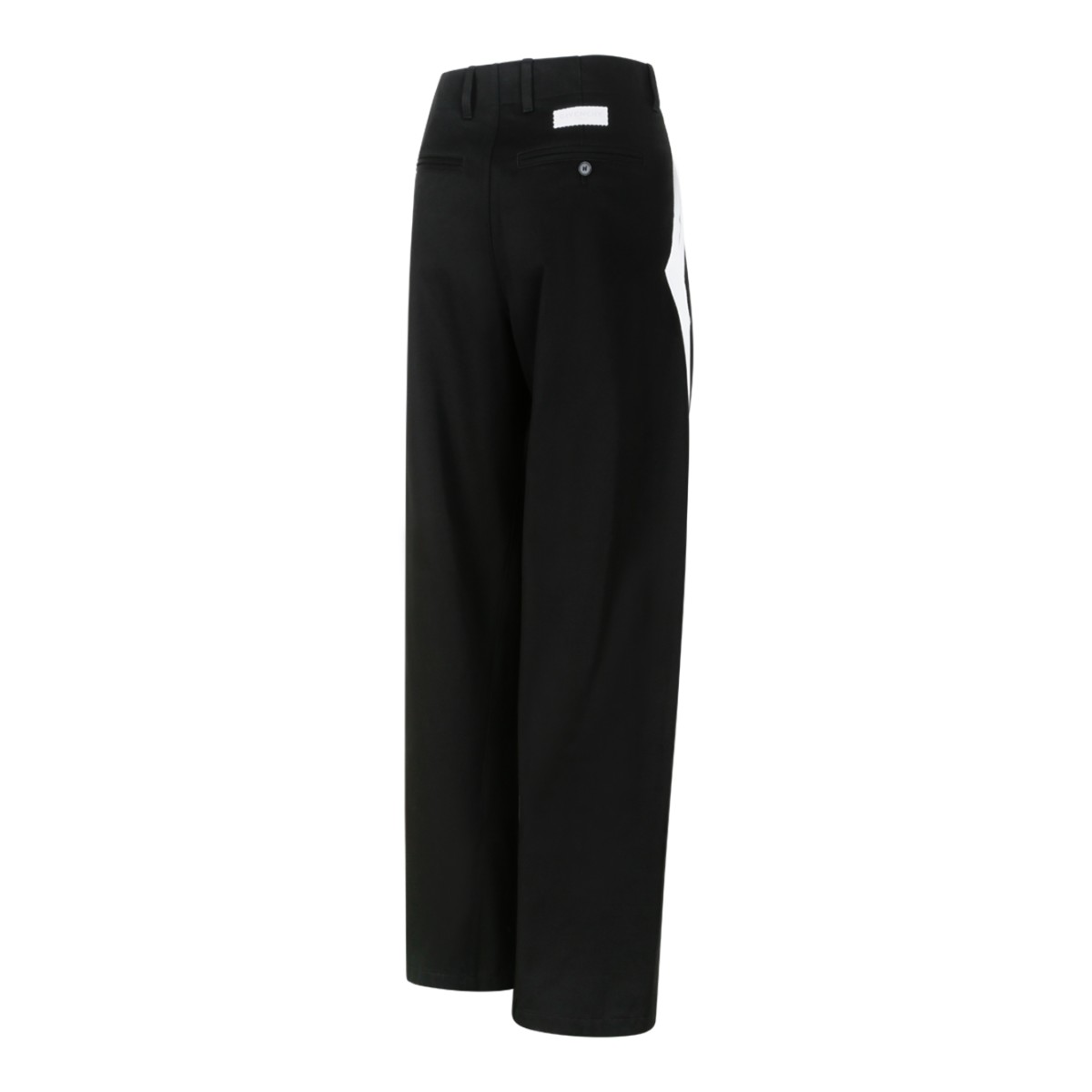Givenchy Black Tailored Trousers with Side Stripe.