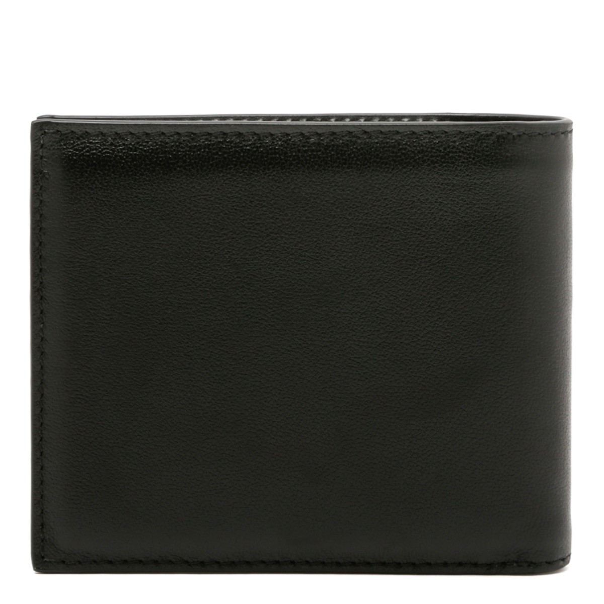 Givenchy Black Calf Leather Signature Embossed Wallet.