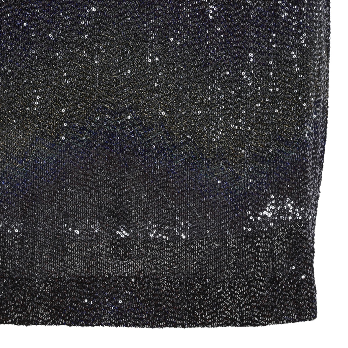 Missoni Black Metallic Knit Mini Dress.