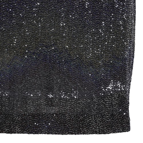 Missoni Black Metallic Knit Mini Dress.