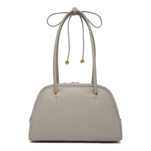 Furla Light Grey Leather Top-Handle Bag. 2