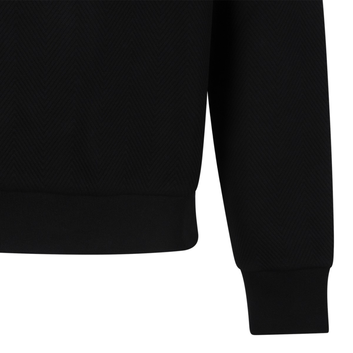 Givenchy Navy Wool Crewneck Sweater.
