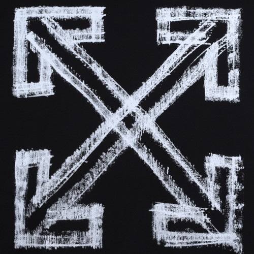 Off-White Black Logo Print Sweatshirt.