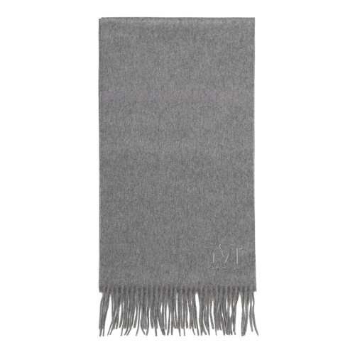 Max Mara Grey Wool Scarf.