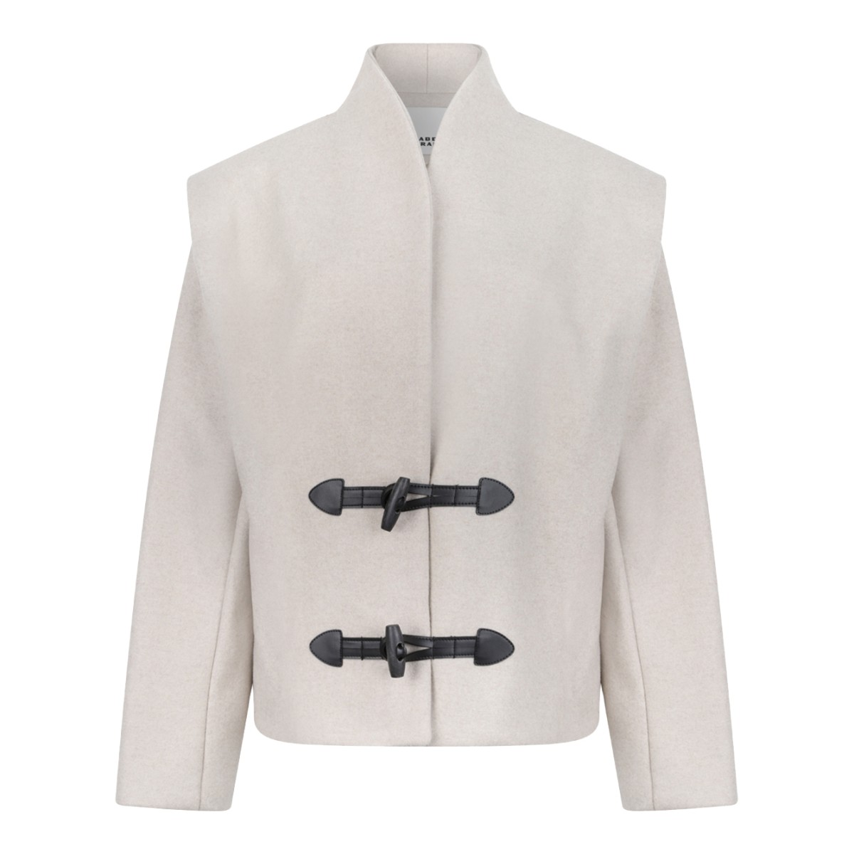 Isabel Marant Ivory Wool Toggle Jacket.