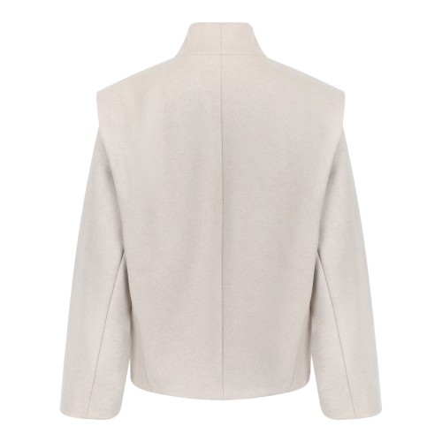 Isabel Marant Ivory Wool Toggle Jacket. 2