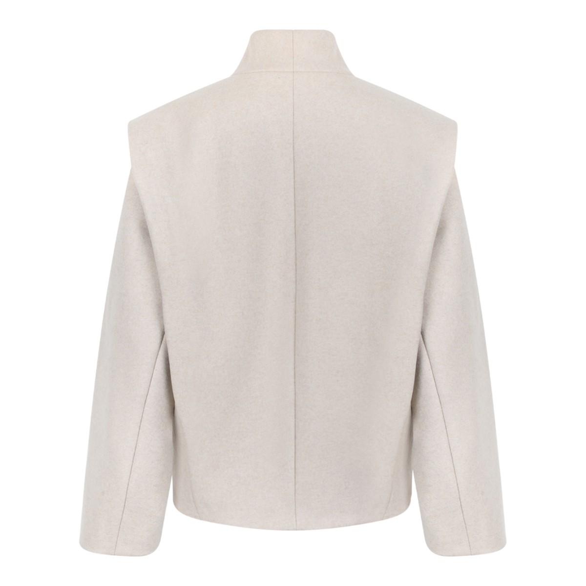 Isabel Marant Ivory Wool Toggle Jacket.
