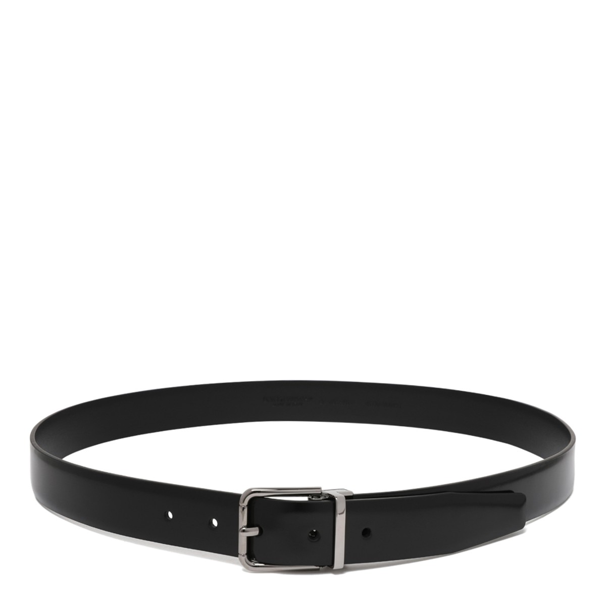 Dolce & Gabbana Black Leather Belt.