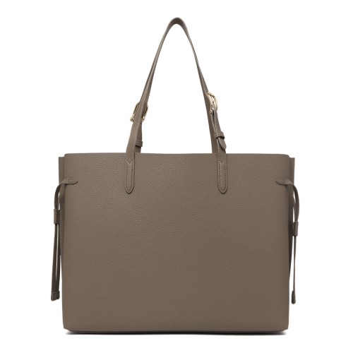 Furla Taupe Leather Tote Bag. 2